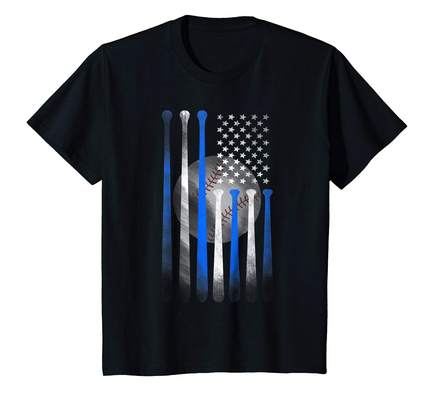 American Flag Vintage Baseball Flag T Shirt American Flag Vintage Baseball Flag T Shirt