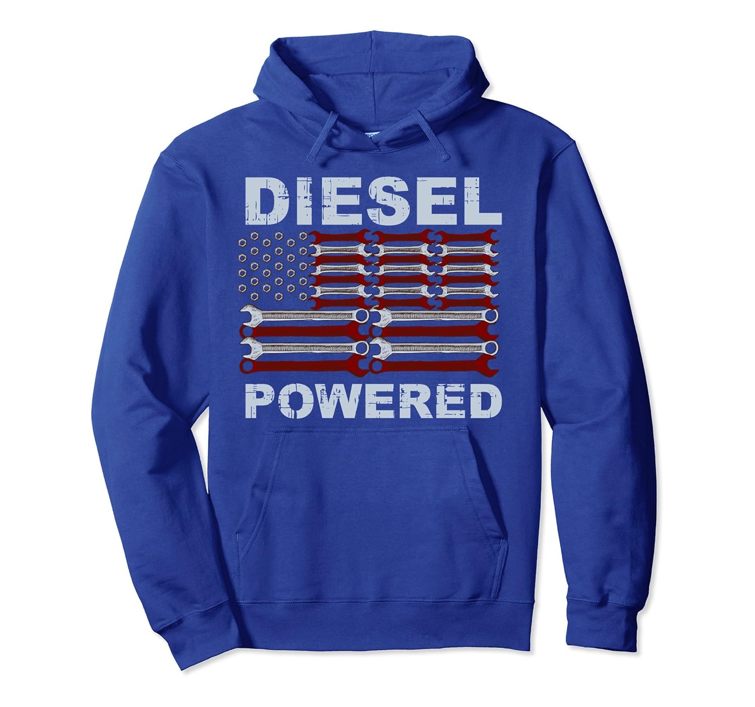 American Flag Wrench Diesel Powered Hoodie Sweatshirt American Flag Wrench Diesel Powered Hoodie Sweatshirt