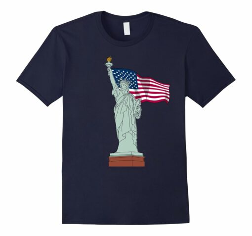 American Patriotic Statue Liberty T Shirt