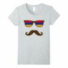 Armenian Flag Sunglasses Moustaches T Shirt Armenia Shirt