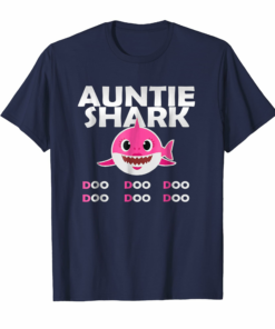 Auntie Shark T Shirt Doo Doo Doo Family Gift T Shirt Auntie Shark T Shirt Doo Doo Doo Family Gift T Shirt