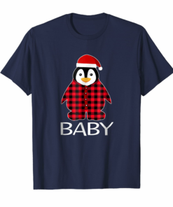 Baby Penguin Pajamas Ugly Family Christmas Season Tshirt Baby Penguin Pajamas Ugly Family Christmas Season Tshirt