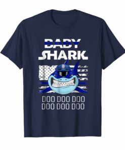 Baby Shark Police American Flag Doo Doo Doo Shirt Baby Shark Police American Flag Doo Doo Doo Shirt