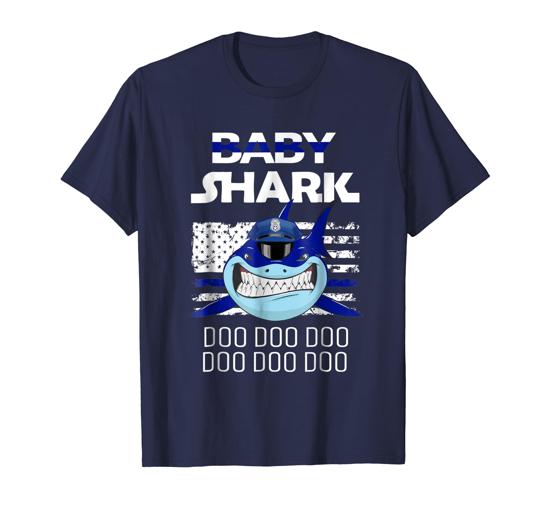 Baby Shark Police American Flag Doo Doo Doo Shirt Baby Shark Police American Flag Doo Doo Doo Shirt