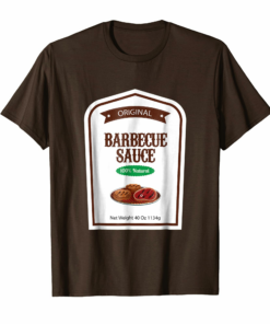 Barbecue Family Sauce Costume Easy Halloween Uniform T Shirt Barbecue Family Sauce Costume Easy Halloween Uniform T Shirt
