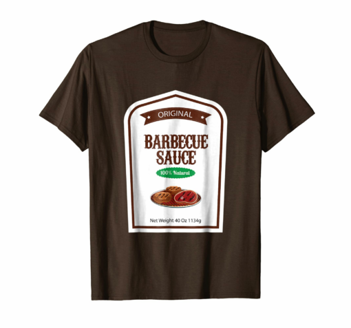Barbecue Family Sauce Costume Easy Halloween Uniform T Shirt
