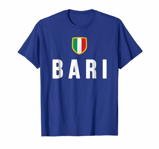 Bari Italy T Shirt Italian Flag Italia Tourist Souvenir