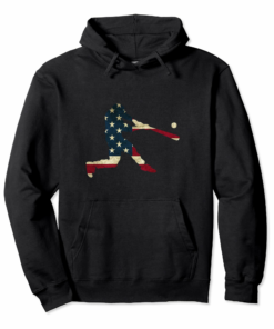 Baseball Hoodie American Flag Baseballisms Graphic Baseball Hoodie American Flag Baseballisms Graphic