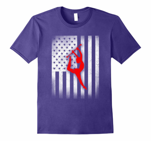 Baton Twirling Shirt Us Flag