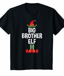 Big Brother Elf Shirt Family Matching Christmas Pajamas Big Brother Elf Shirt Family Matching Christmas Pajamas