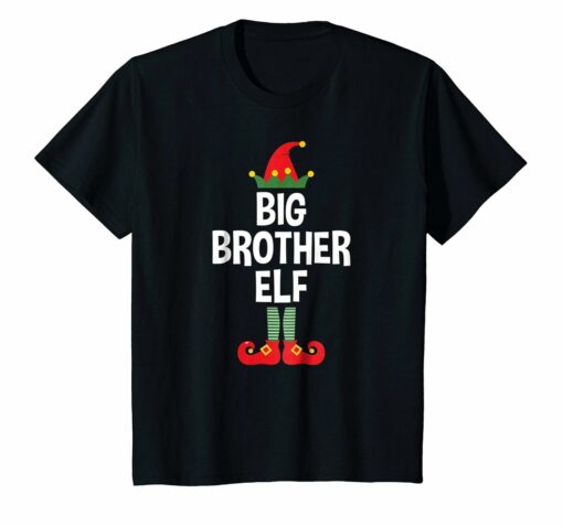 Big Brother Elf Shirt Family Matching Christmas Pajamas