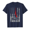 Boar Hunting Hog Hunting Deer American Flag Christmas Shirt