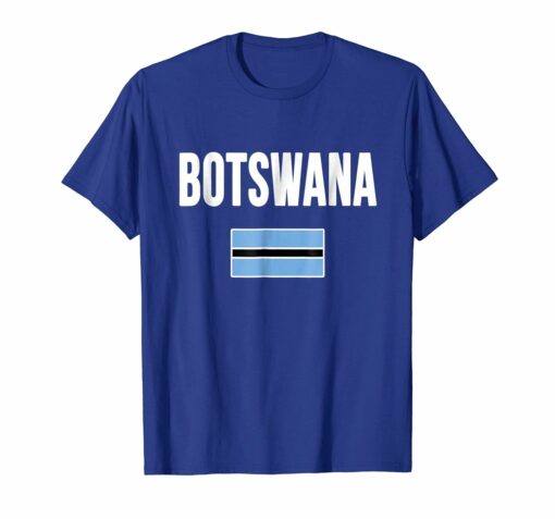 Botswana Flag T Shirt