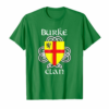 Burke Family Crest Coat Of Arms T Shirt