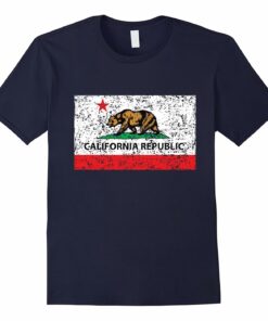 California Republic Flag T Shirt Norcal California Republic Flag T Shirt Norcal