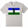 Cascadia Doug Flag T Shirt Anvil Relaxed Fit