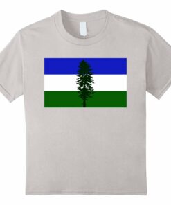 Cascadia Doug Flag T Shirt Anvil Relaxed Fit Cascadia Doug Flag T Shirt Anvil Relaxed Fit