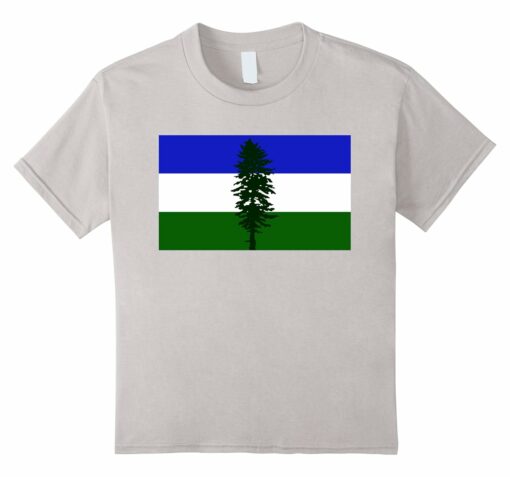 Cascadia Doug Flag T Shirt Anvil Relaxed Fit