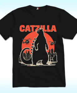 Catzilla Shirt, Cat Parody, Kawaaii Cat Catzilla Shirt, Cat Parody, Kawaaii Cat