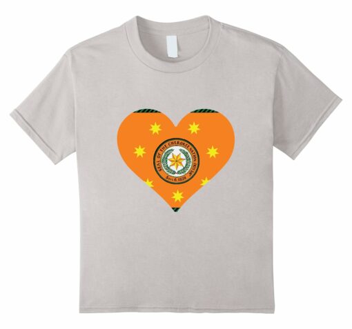 Cherokee Heart Flag Shirt Cherokee