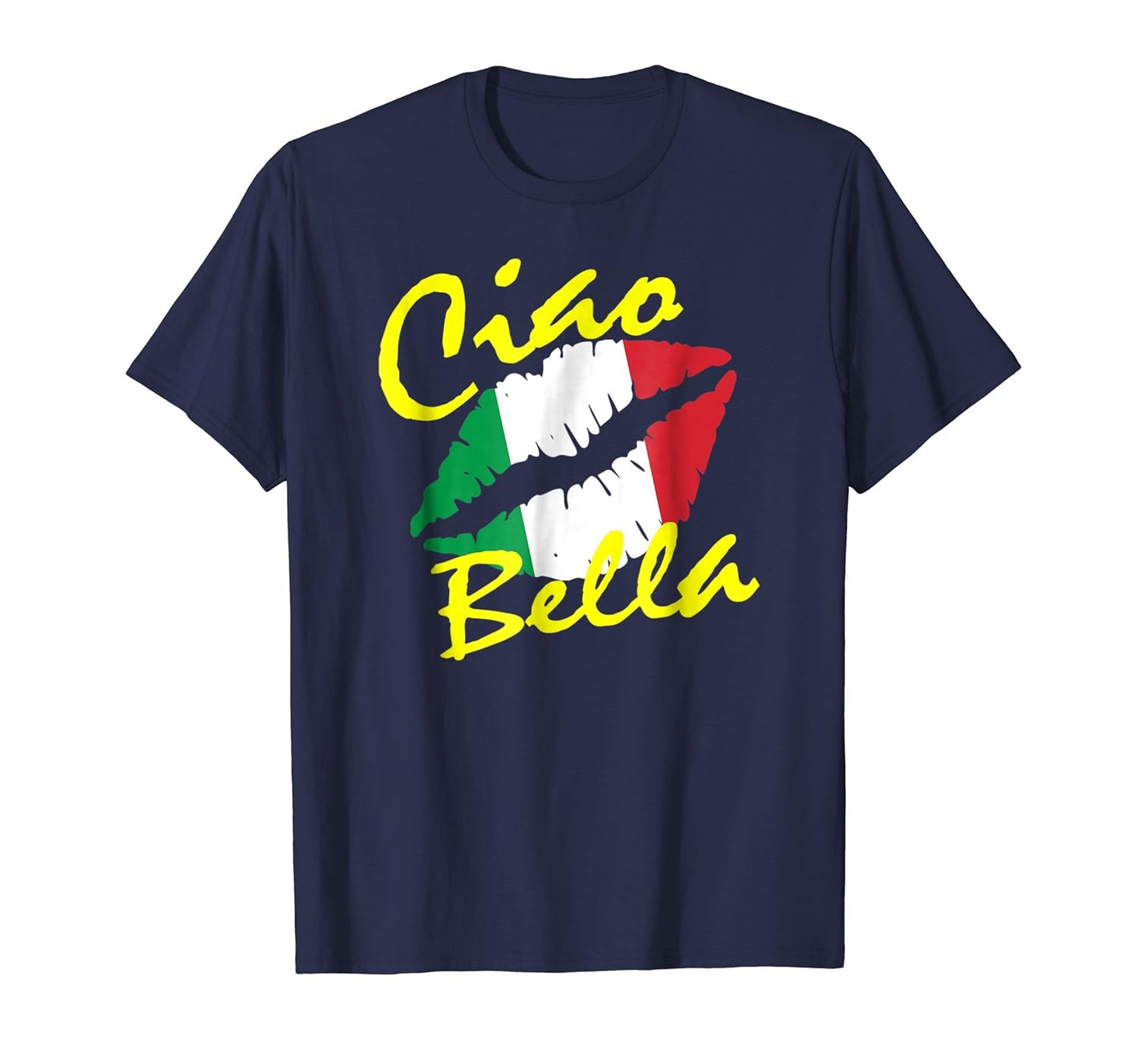Ciao Bella Italian Lips Flag Shirt Italy Travel T Shirt Ciao Bella Italian Lips Flag Shirt Italy Travel T Shirt