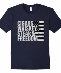 Cigars Whiskey Freedom T Shirt Asphalt Cigars Whiskey Freedom T Shirt Asphalt