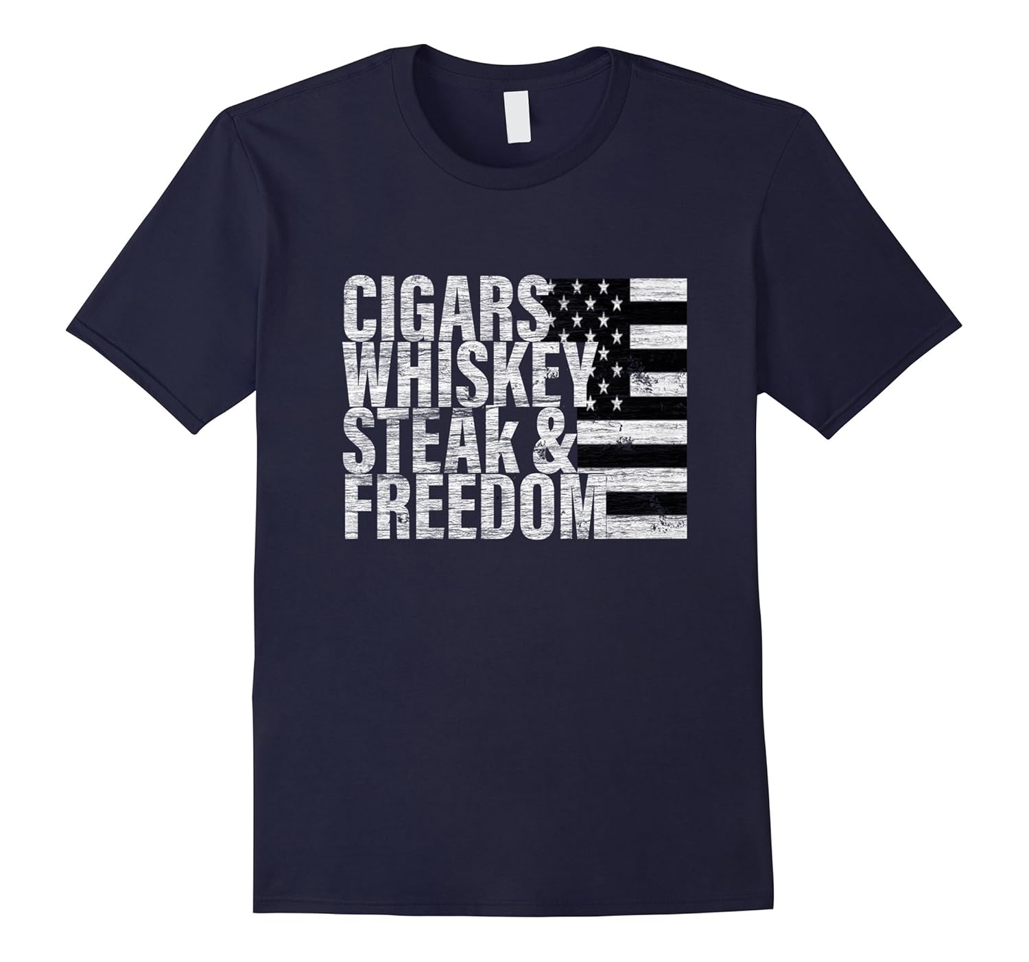 Cigars Whiskey Freedom T Shirt Asphalt Cigars Whiskey Freedom T Shirt Asphalt