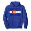 Colorado Hoodie Mens Womens Colorado Flag Pullover Hoodie