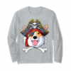 Corgi Pirate T Shirt Jolly Roger Flag Skull And Crossbones