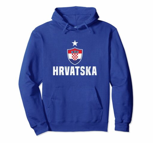 Croatia Flag Hrvatska Croatian Soccer Hoodie