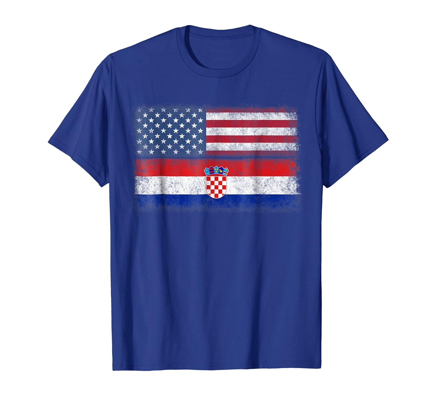 Croatian American Flag T Shirt Croatia Pride Hrvatska Usa Croatian American Flag T Shirt Croatia Pride Hrvatska Usa
