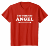 Cute Halloween Im With The Angel Couple Shirt Family Costum