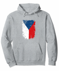 Czech Republic Flag Hoodie Distressed Vintage Czech Republic Flag Hoodie Distressed Vintage