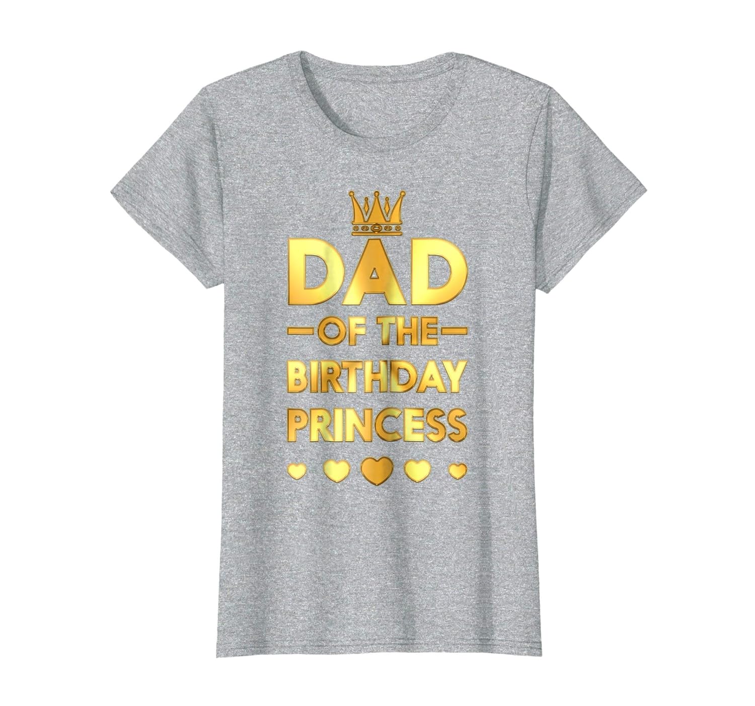 Dad Of The Birthday Princess Golden Matching Family T Shirt Dad Of The Birthday Princess Golden Matching Family T Shirt