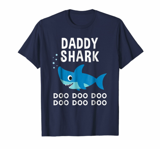 Daddy Shark Doo Doo Shirt For Matching Family Pajamas