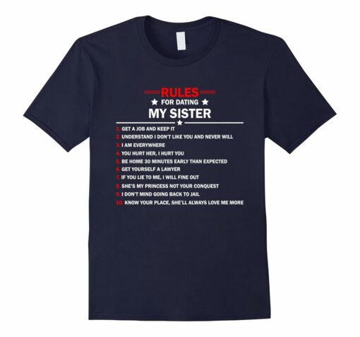 Dating Sister Family Funny T Shirt