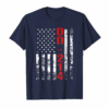 Dd 214 Us Alumni American Flag Vintage T Shirt