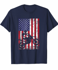 Dirt Bike American Flag Shirt 4th Of July T Shirt Dirt Bike American Flag Shirt 4th Of July T Shirt