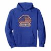 Distressed Usa Flag Curling Hoodie