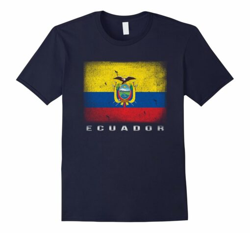 Ecuadorian Flag T Shirt Ecuador Medium