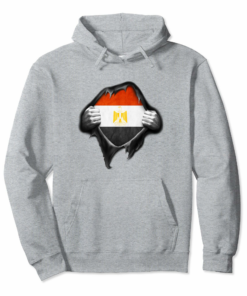 Egypt Flag Pullover Hoodie Egyptian Flag Hands Egypt Flag Pullover Hoodie Egyptian Flag Hands