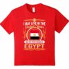 Egypt United States T Shirt Asphalt
