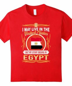 Egypt United States T Shirt Asphalt Egypt United States T Shirt Asphalt