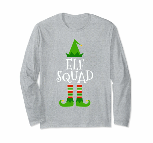Elf Squad Matching Family Christmas Long Sleeve T Shirt