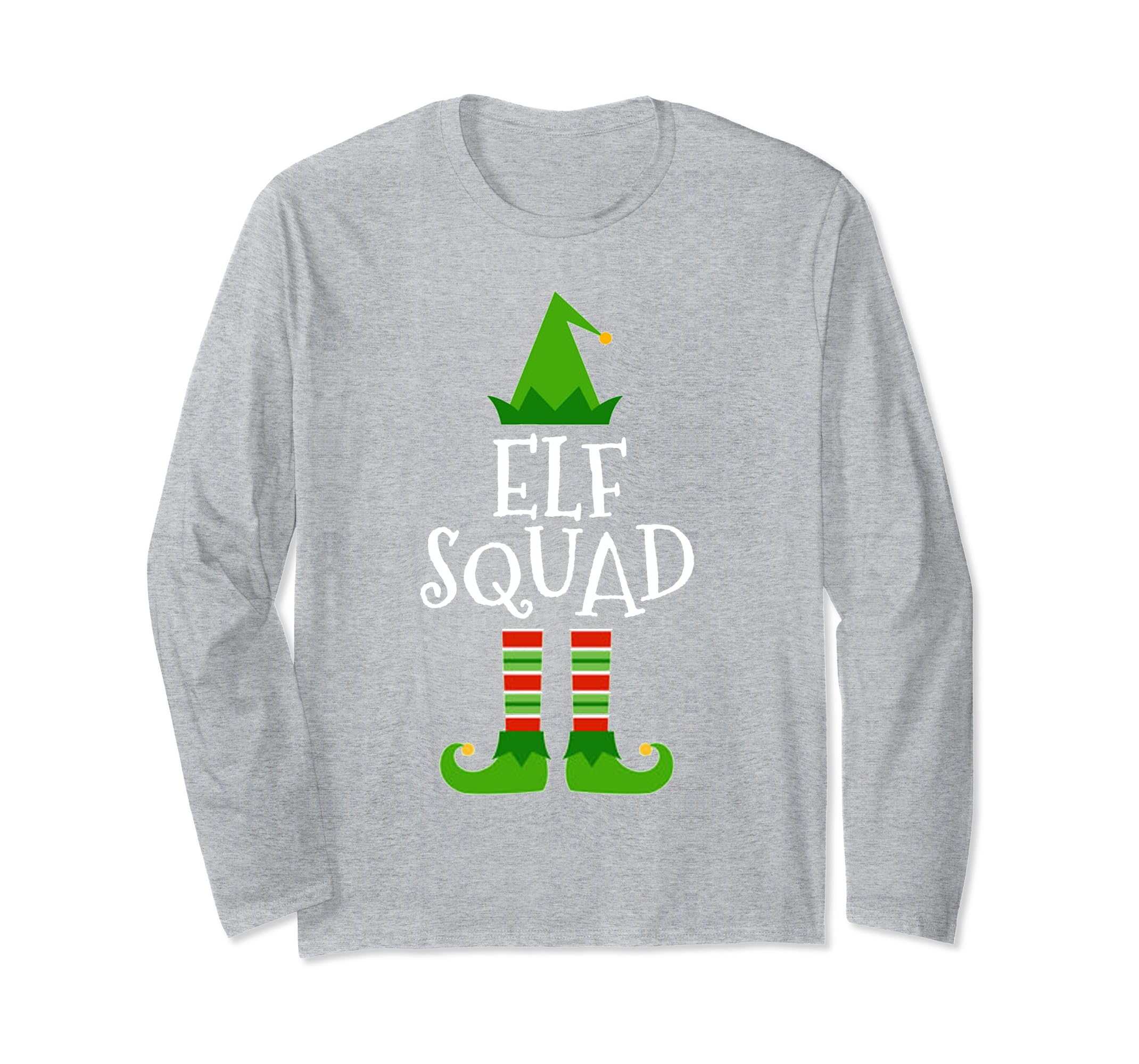Elf Squad Matching Family Christmas Long Sleeve T Shirt Elf Squad Matching Family Christmas Long Sleeve T Shirt