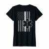 Emt Thin White Line Flag Medical T Shirt