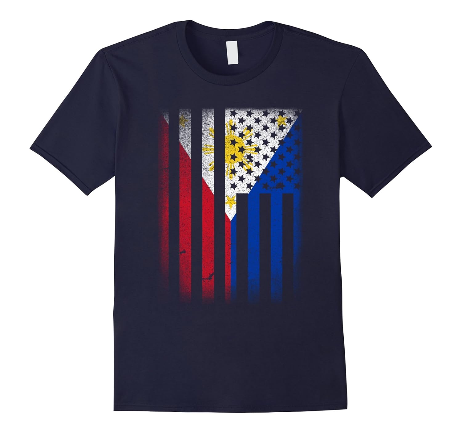 Filipino American Flag T Shirt Philippines Filipino American Flag T Shirt Philippines