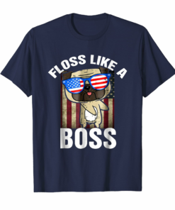 Floss Like A Boss Shirt Pug Flossing Dog Flag Usa Floss Like A Boss Shirt Pug Flossing Dog Flag Usa