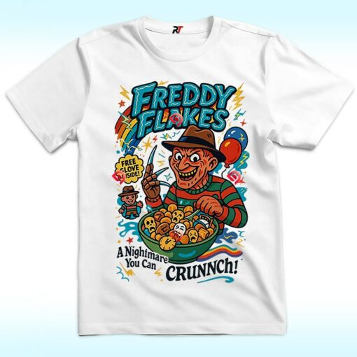 Freddy Flakes Shirt, A Nightmare You Can Crunnch