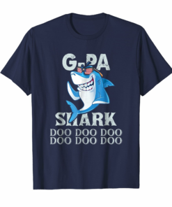 G Pa Shark Shirt Doo Doo Doo Shark Sunglasses Flag Usa G Pa Shark Shirt Doo Doo Doo Shark Sunglasses Flag Usa